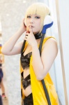 blonde_hair blue_eyes cosplay dress headphones kamitsure_(pokemon) pokemon ren_(iii) rating:Safe score:0 user:pixymisa
