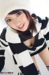 cleavage girlz_high limited_gallery_018 muakami_airi scarf striped sweater thighhighs tuque rating:Safe score:0 user:nil!