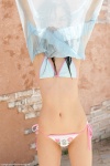 bikini dress dress_lift rola_chen see-through side-tie_bikini swimsuit wet rating:Safe score:1 user:nil!