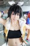 bracelets cosplay ganaha_hibiki hairbow idolmaster jacket kaera necklace tubetop rating:Safe score:1 user:pixymisa