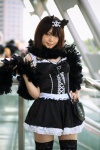 cosplay dress feather_boa hairbow kurumi_nui namada onegai_my_melody thighhighs zettai_ryouiki rating:Safe score:1 user:nil!