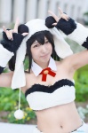 bikini_top cosplay detached_sleeves gomamama love_live!_school_idol_project miniskirt panda_hat skirt swimsuit twintails yazawa_niko rating:Safe score:0 user:nil!