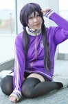 bike_shorts black_legwear cosplay hiro love_live!_school_idol_project purple_hair shorts thighhighs toujou_nozomi track_jacket twintails rating:Safe score:0 user:nil!