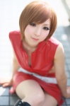 boots cosplay croptop default_costume meiko miniskirt pentama skirt vest vocaloid rating:Safe score:1 user:nil!