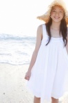 beach dress ocean seino_nana straw_hat rating:Safe score:0 user:nil!