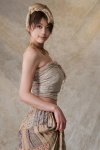 bare_shoulders hairbow hiroshi long_skirt midriff necklace skirt tubetop rating:Safe score:0 user:nil!