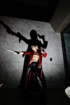 boots cosplay dante devil_may_cry guns leather_pants overcoat reizi silver_hair rating:Safe score:0 user:nil!