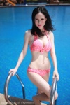 bikini cleavage pool qixi swimsuit xiuren_029 rating:Safe score:1 user:nil!