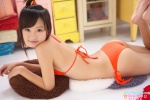 ass barefoot bikini kana_yuuki ponytail side-tie_bikini swimsuit rating:Safe score:3 user:nil!