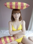 bed bikini cleavage shigemori_satome side-tie_bikini swimsuit rating:Safe score:0 user:nil!