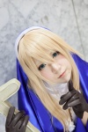 blonde_hair blue_eyes cosplay gloves habit kaina queen's_blade_rebellion sigui staff rating:Safe score:0 user:pixymisa
