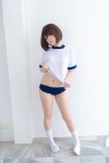 buruma cosplay gym_uniform kneesocks miu_(iii) original shirt_lift shorts tshirt rating:Safe score:2 user:nil!