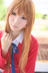 aisaka_taiga blazer blonde_hair blouse cosplay rinami school_uniform toradora! rating:Safe score:3 user:nil!