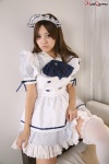 apron dress hairband maid maid_uniform momohara_mina thighhighs zettai_ryouiki rating:Safe score:1 user:nil!