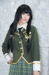 blazer blouse boku_wa_tomodachi_ga_sukunai cosplay hair_ties mikazuki_yozora pleated_skirt say scarf_tie school_uniform skirt twintails rating:Safe score:0 user:pixymisa
