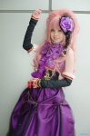 cosplay detached_sleeves gown megurine_luka pink_hair ryuu_no_naku_hakoniwa_yori_(vocaloid) soubi_zero vocaloid rating:Safe score:0 user:nil!