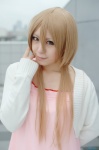blonde_hair cardigan cosplay dress kazuha tagme_character tagme_series rating:Safe score:0 user:nil!