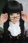 blouse cosplay glasses inu_boku_secret_service jumper nana_(iv) school_uniform shirakiin_ririchiyo thighhighs twintails rating:Safe score:1 user:nil!