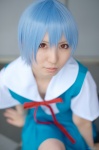 ayanami_rei blue_hair cosplay jumper neon_genesis_evangelion rinami sailor_uniform school_uniform rating:Safe score:0 user:nil!
