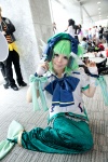 blouse bows cardfight!!_vanguard cosplay doraibukarutetto_furo-su green_hair headdress headset ibuki_fuu mermaid rating:Safe score:0 user:pixymisa