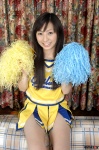 cheerleader_uniform costume haruta_misa miniskirt misty_315 pom_poms skirt tshirt rating:Safe score:1 user:nil!