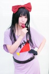akiyama_mio cosplay gloves hairbow k-on! tshirt yaya rating:Safe score:0 user:pixymisa
