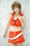 akatsuki_rei cleavage cosplay meiko miniskirt pantyhose shorts skirt tubetop vest vocaloid rating:Safe score:1 user:nil!