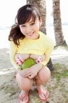 beach bikini cleavage ponytail side-tie_bikini sugihara_anri swimsuit tshirt ys_web_510 rating:Safe score:0 user:nil!