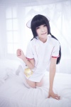 bed cosplay dress ii_naotora_(sengoku_musou) nagisa_mark-02 nurse nurse_cap nurse_uniform sengoku_musou sengoku_otome_-_ii_naotora thighhighs twintails white_legwear zettai_ryouiki rating:Safe score:0 user:nil!