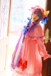 amatsuka_miyu cosplay dress hat patchouli_knowledge purple_hair robe touhou rating:Safe score:0 user:nil!