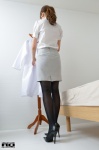 aizawa_mami black_legwear blouse lab_coat miniskirt pantyhose ponytail rq-star_667 skirt rating:Safe score:0 user:nil!