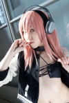 bandeau choker cosplay headphones jacket nitro_super_sonic pink_hair super_soniko tsukiya rating:Safe score:0 user:pixymisa