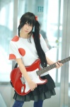 cosplay guitar kei k-on! miniskirt nakano_azusa pantyhose side_ponytail skirt tshirt rating:Safe score:0 user:nil!