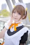 apron cosplay dress hairband koizumi_hanayo love_live!_school_idol_project maid maid_uniform mei rating:Safe score:0 user:nil!