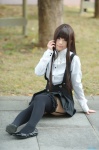blouse cosplay garter_belt inu_boku_secret_service jumper pantyhose shirakiin_ririchiyo shirayuki_himeno thighhighs zettai_ryouiki rating:Safe score:7 user:nil!