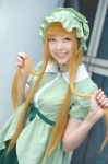 blouse cosplay hat kaieda_kae kiia orange_hair pleated_skirt sekien_no_inganock skirt rating:Safe score:0 user:nil!