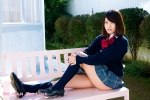 blouse cardigan kishi_asuka kneesocks pleated_skirt school_uniform skirt rating:Safe score:1 user:nil!
