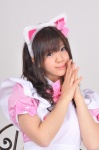 animal_ears cat_ears cosplay kousaka_yun maid original rating:Safe score:0 user:Prishe