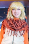 blonde_hair blouse cosplay flareon pokemon sachiko scarf vest rating:Safe score:0 user:pixymisa