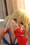 blonde_hair bodysuit cosplay fingerless_gloves gloves gundam gundam_0079_card_builder higurashi_rin reiko_holinger twintails rating:Safe score:0 user:nil!