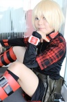 belts blonde_hair boots cosplay minase_risa plaid rin_(togainu_no_chi) shorts togainu_no_chi rating:Safe score:0 user:nil!