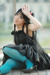 akiyama_mio arm_warmers cosplay dress k-on! nakao pantyhose top_hat rating:Safe score:1 user:nil!