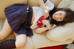 kneesocks pleated_skirt sailor_uniform school_uniform skirt tani_momoko rating:Safe score:1 user:nil!