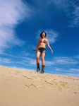 beach bikini boots denim light_in_the_nature nagasaki_rina shorts side-tie_bikini swimsuit rating:Safe score:0 user:nil!