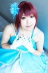 cosplay flower gloves gown hino_kahoko kiniro_no_corda moeka red_hair rating:Safe score:0 user:nil!