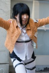 blouse cosplay fuyutanshio jacket ponytail sasha_blause shingeki_no_kyojin thigh_band trousers rating:Safe score:0 user:pixymisa