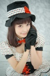 cleavage corset cosplay dress gloves kaieda_kae original top_hat rating:Safe score:0 user:nil!
