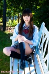 blouse funaoka_saki kneesocks pleated_skirt school_uniform skirt sweater_vest rating:Safe score:0 user:nil!