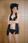 ahoge anjyu bikini cosplay panties pantyhose sheer_legwear swimsuit tae_(zone-00) twintails zone-00 rating:Safe score:0 user:pixymisa