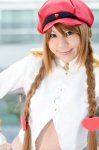 aiba_ai alice_parade blonde_hair cap cosplay midriff rouge13 twin_braids uniform rating:Safe score:0 user:pixymisa